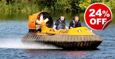 Solo Hovercraft Experience, Was £84, Now £64