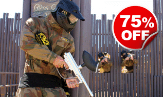 Paintball Combat For Eight, Was £79, Now £19.75