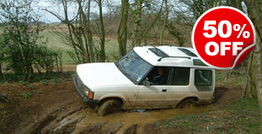 Half Day Rally and 4x4 Driving Was £179, Now £89