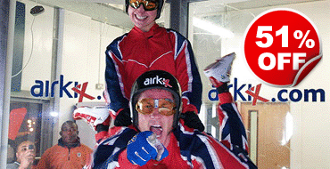 Indoor Skydiving Double Thrill (for two), Was £99, Now £49