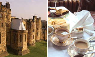 Luxury Afternoon Tea to Alnwick Castle for Two
