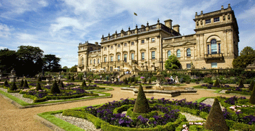Entrance to Harewood House with Afternoon Tea for Two